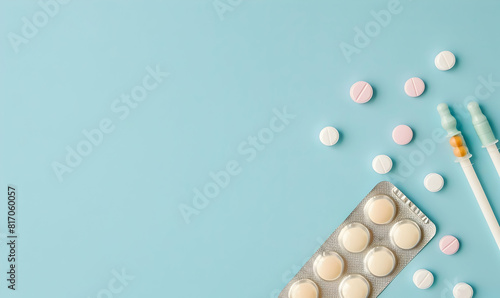 World Contraception Day copy space background