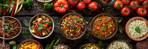 Assortment of Vibrant, Nutritious Vegan Recipes Perfect for a Healthy Lifestyle