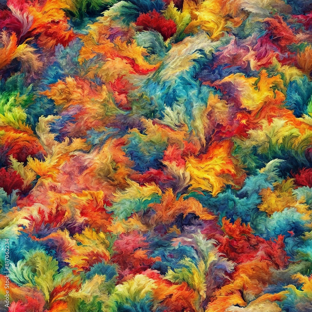 Colorful waves texture with full frame background in seamless pattern Colorful waves texture with full frame background in seamless pattern
