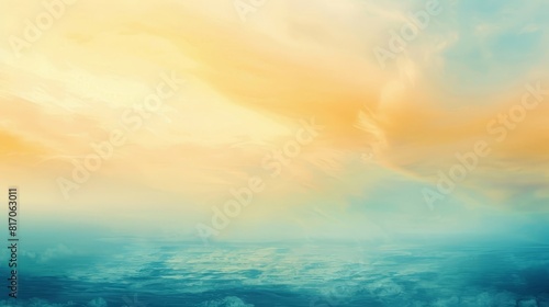 Pastel gradients blending warm yellows to cool blues background