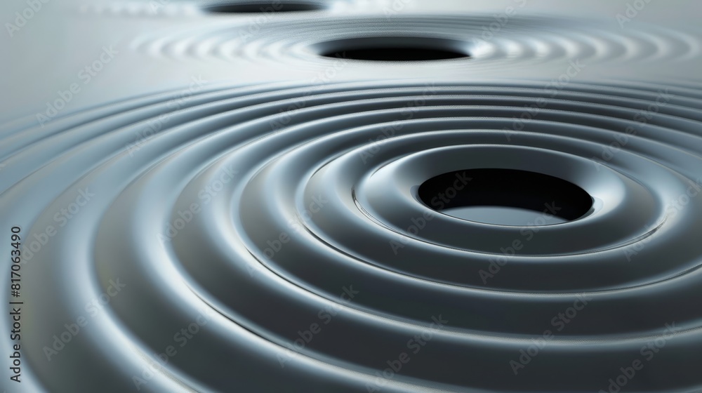 Minimalist depiction of concentric circles expanding background Minimalist depiction of concentric circles expanding background
