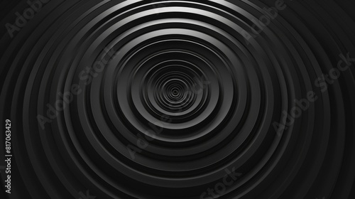 Minimalist concentric circles expanding outward background