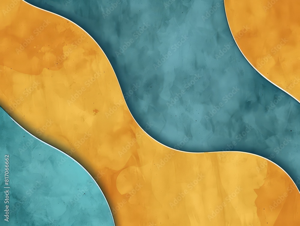 Abstract design with wavy, layered lines in cerulean blue and marigold yellow tones, creating a smooth, modern, and fluid look. Abstract design with wavy, layered lines in cerulean blue and marigold yellow tones, creating a smooth, modern, and fluid look.