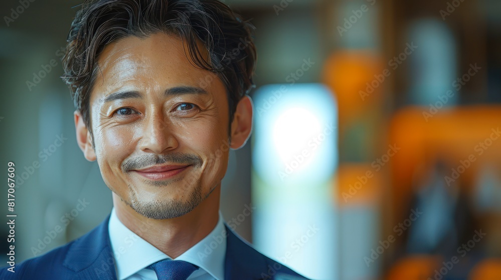 Photo portrait of a smiley asian businessman Photo portrait of a smiley asian businessman