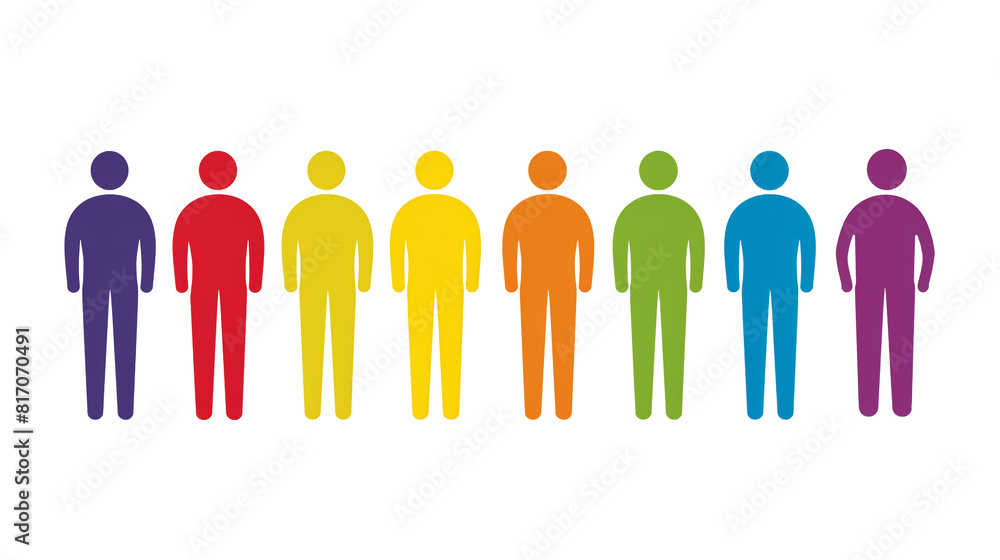 team of people isolated on transparent background. team of people isolated on transparent background.
