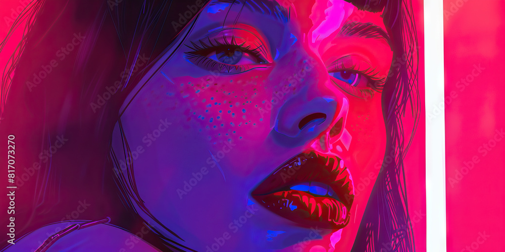 The neon lights cast a haze over everything, but she sees clearly, her mind as sharp as a knife. The neon lights cast a haze over everything, but she sees clearly, her mind as sharp as a knife.