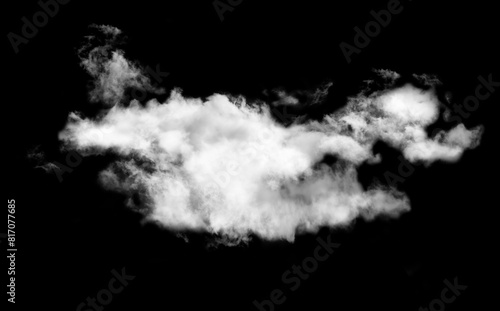 White Clouds Surface Background, isolated abstract soft group cloud computing of fluffy Smoke, Steam, Fog or Haze,Wide horizontal illustration of nature elements for landscape design..