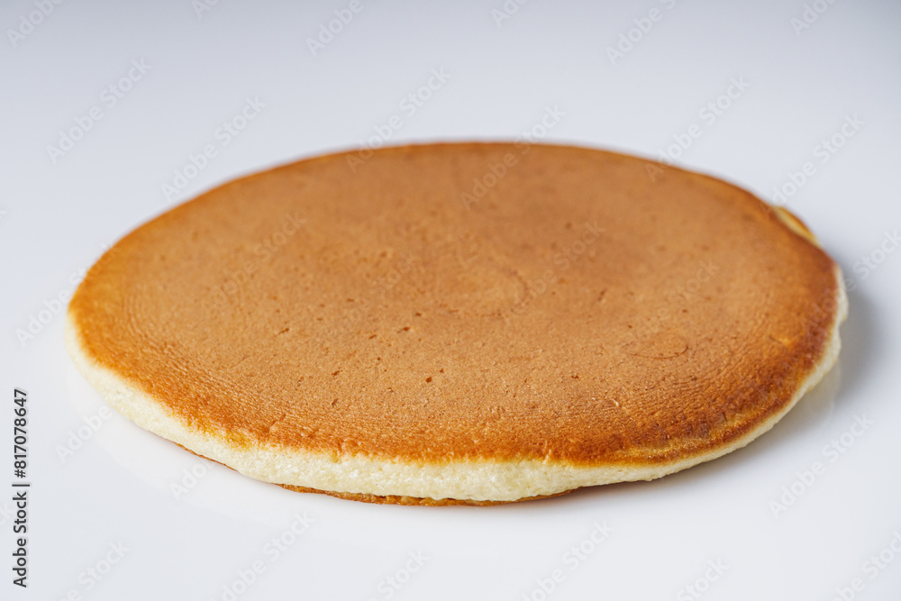 fresh tasty pancakes on a white background fresh tasty pancakes on a white background