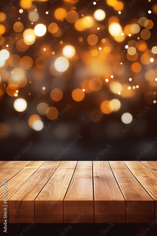 Empty wooden table top with copy space for product advertising Empty wooden table top with copy space for product advertising
