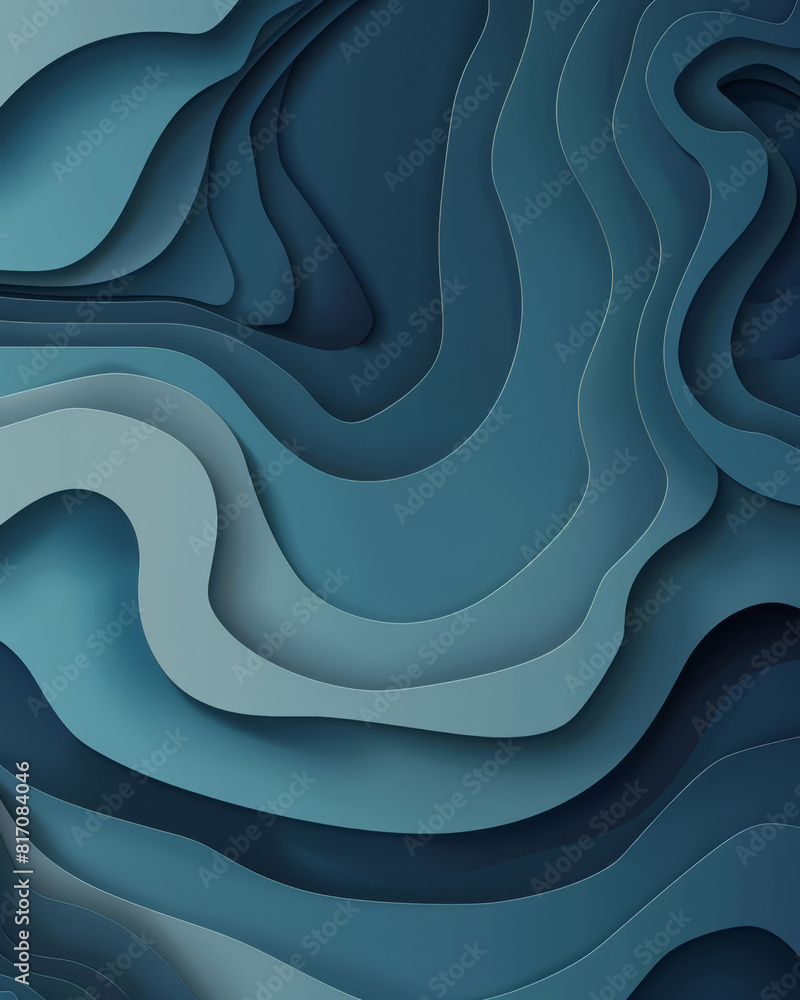 Abstract design with wavy, layered lines in shades of blue, creating a smooth, modern, and fluid look. Abstract design with wavy, layered lines in shades of blue, creating a smooth, modern, and fluid look.