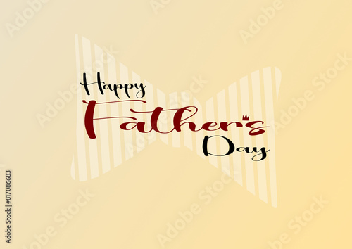Banner for Father's Day, with a yellow background.