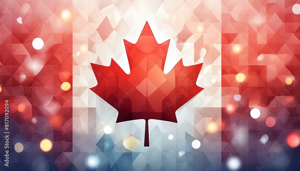 flag of canada art