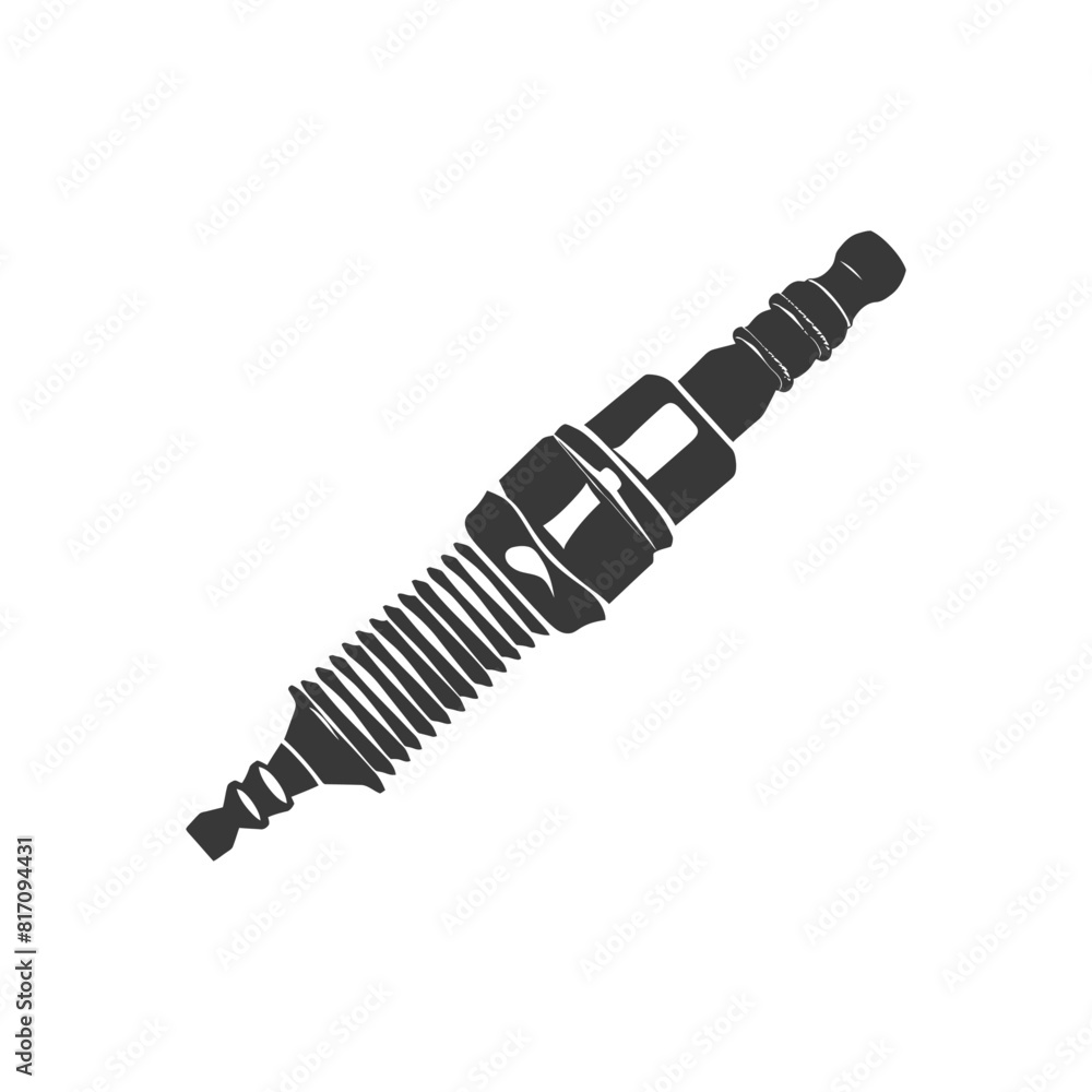 silhouette spark plug black color only silhouette spark plug black color only