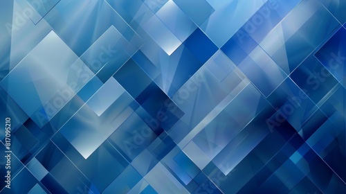 A blue background with many squares of different sizes