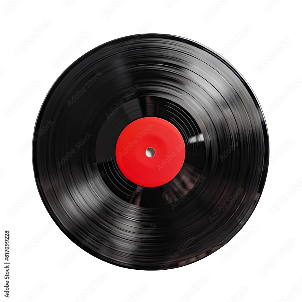 Classic Vinyl Record Isolated on White or Transparent Background. Classic Vinyl Record Isolated on White or Transparent Background.