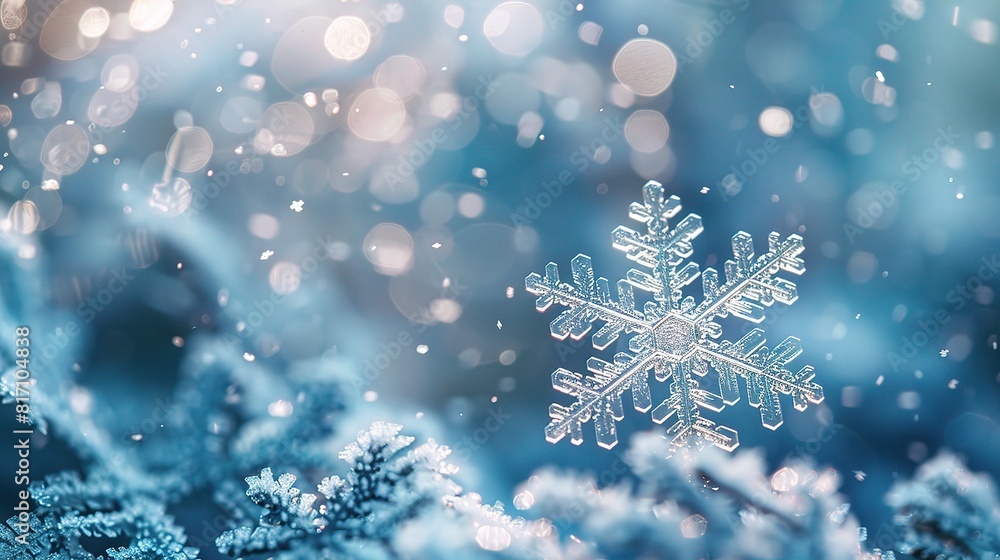 Frosted windowpane decorated with a pattern of christmas fir branches evokes a winter wonderland scene Frosted windowpane decorated with a pattern of christmas fir branches evokes a winter wonderland scene