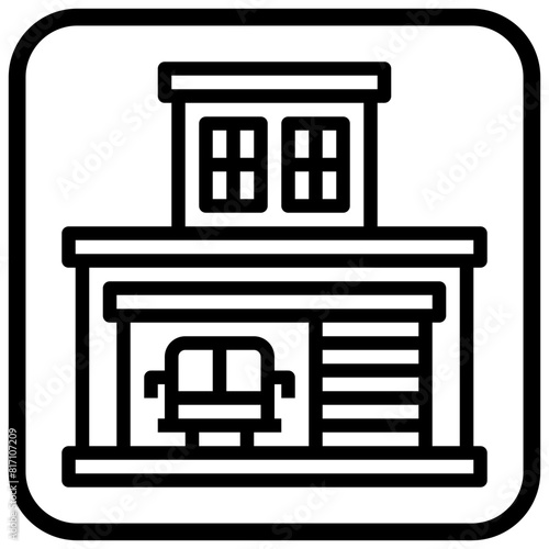 FIRESTATION,firemen,emergencies,firefighters,buildings.svg