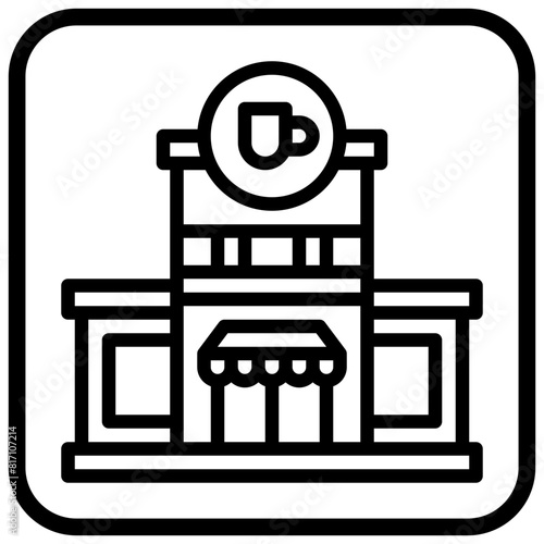 CAFE,cafeteria,coffeeshop,urban,town.svg