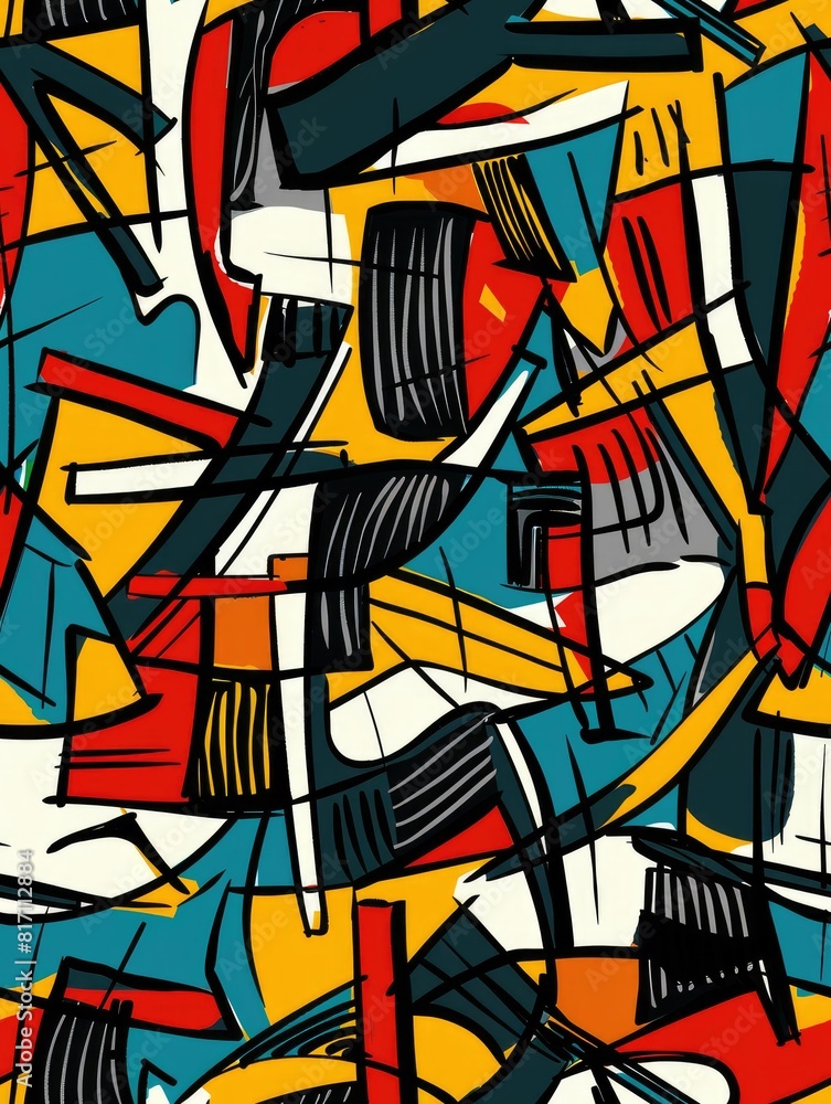 Seamless Abstract Line Pattern Seamless Abstract Line Pattern