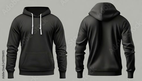 Men's Black Hoodie