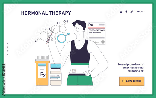 Gender transition. Gender-affirming therapy experience. Lifelong hormone