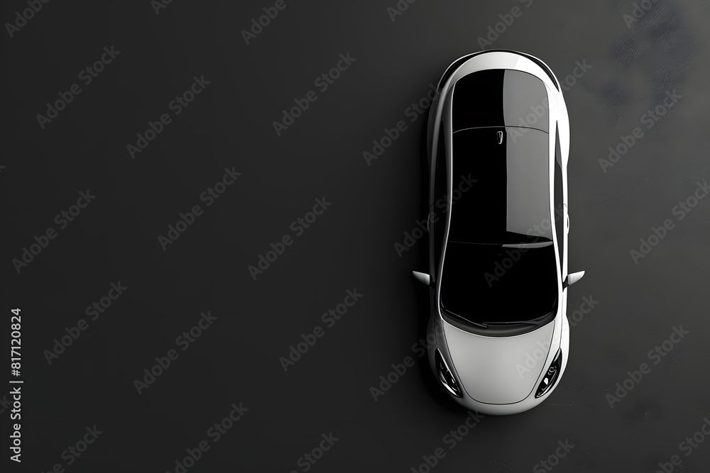 A detailed mockup of a blank car magnet on a solid black background A detailed mockup of a blank car magnet on a solid black background