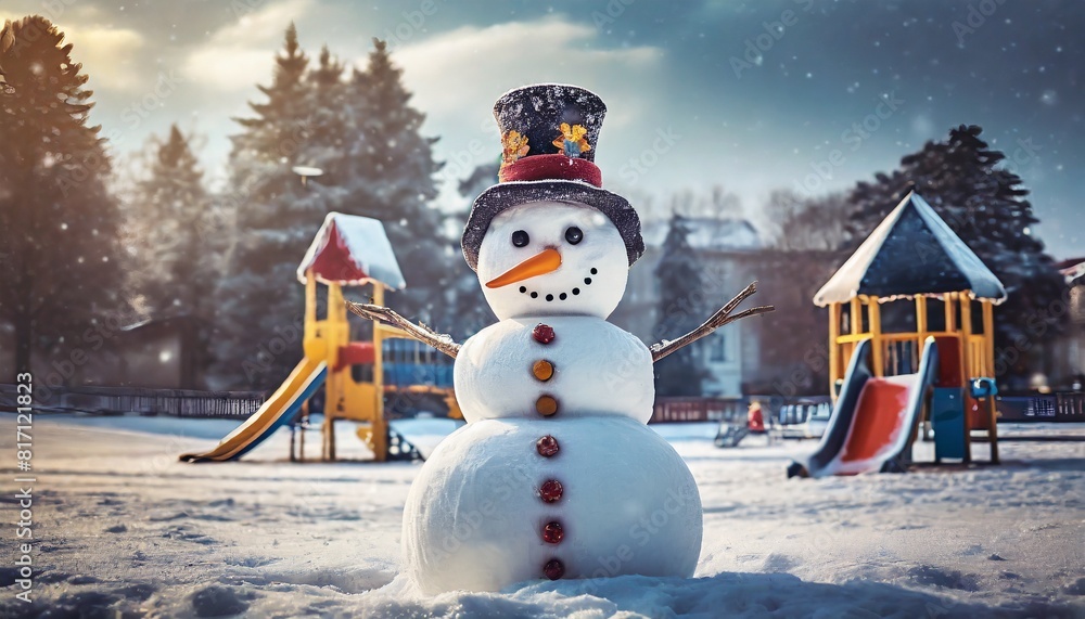 Obraz premium snowman