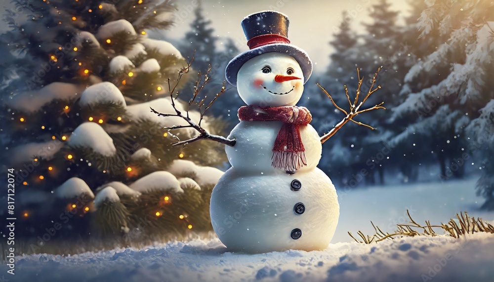 Obraz premium snowman