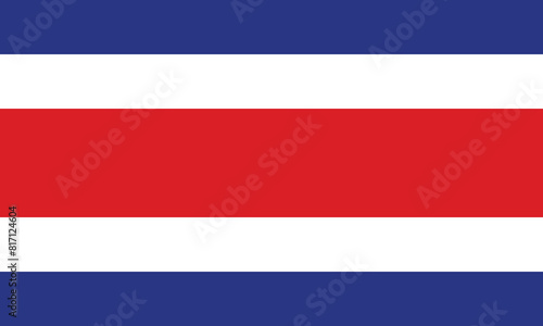 Free Download National flag of Costa Rica. Costa Rica Flag. 
 - GFXLoad