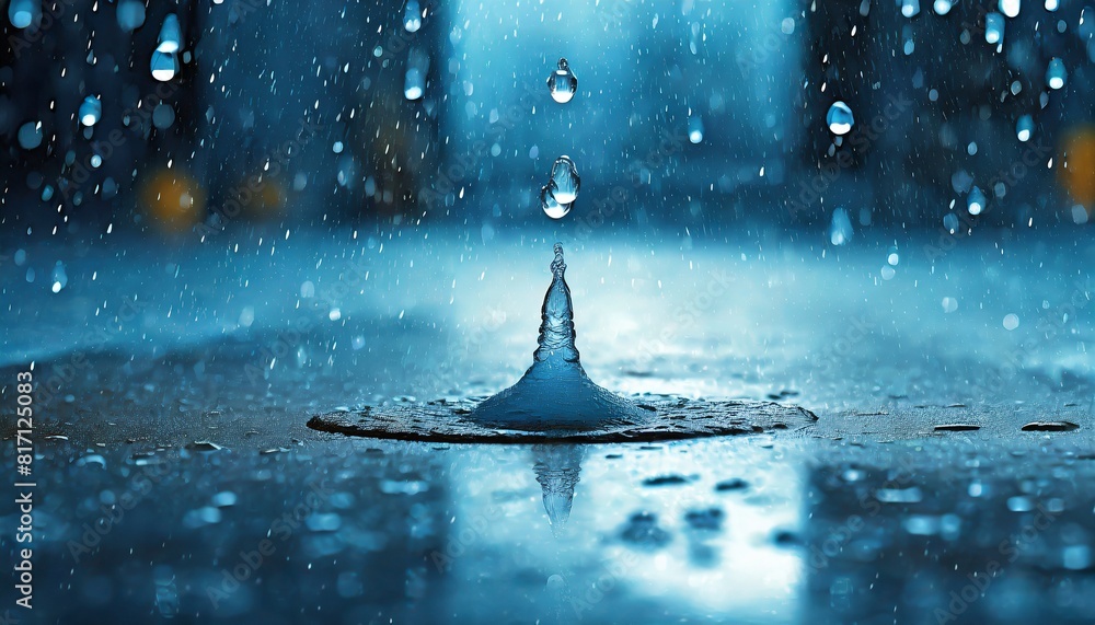 Fototapeta premium drops of water