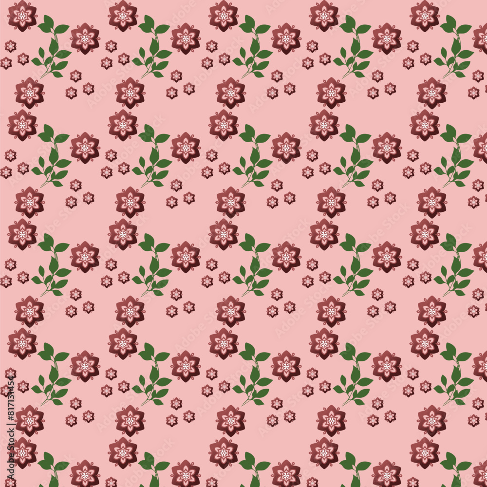 seemless flora patter design seemless flora patter design