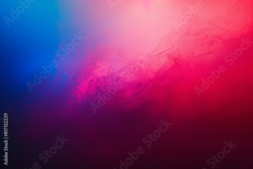 Abstract background with red and blue colors and blurry effect