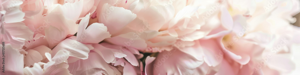 Obraz premium Bouquet of Blushing Peonies in Soft Shades of Pink