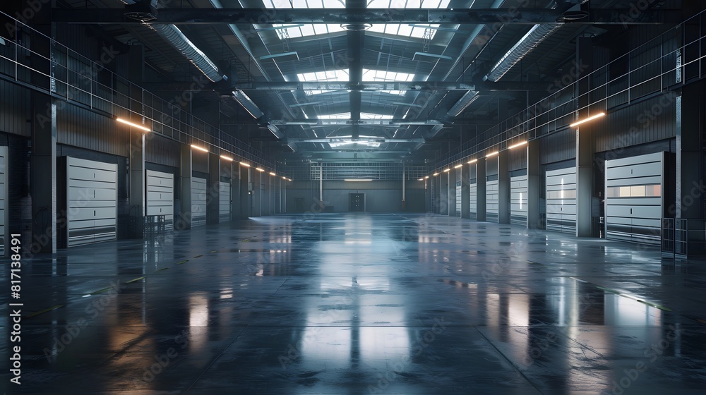 Empty factory warehouse Empty factory warehouse