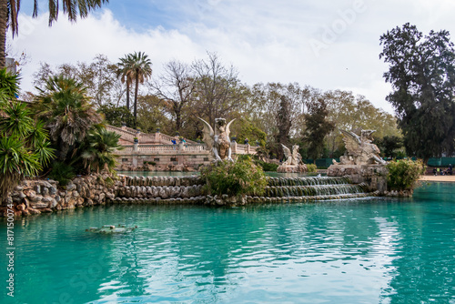 Photography Barcelona, Spain: view of the famous Citadel Park.