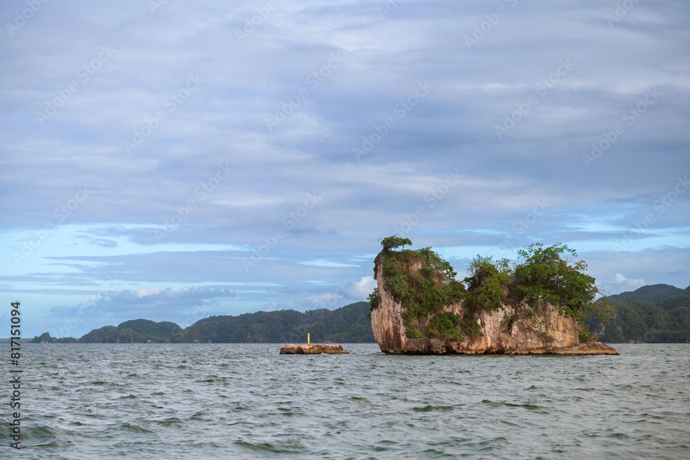 Landscape of Samana bay. Dominican republic Landscape of Samana bay. Dominican republic