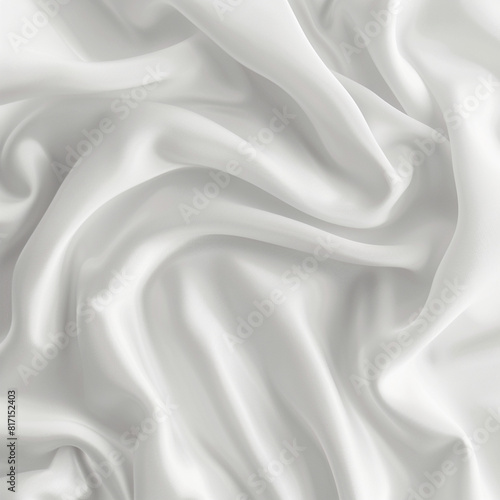 White wawe beautiful pattern on white background  photo