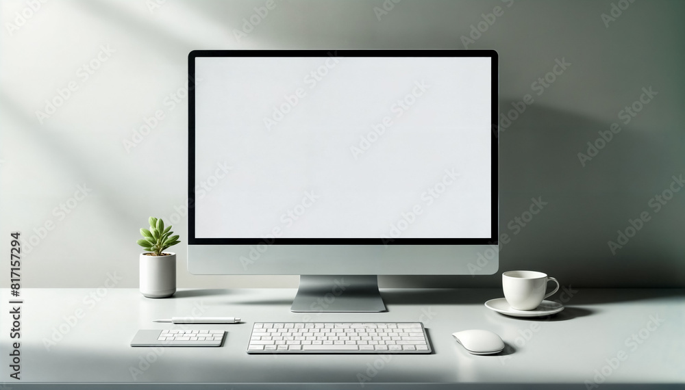 Workspace Moderno Minimalista per la Massima Produttività