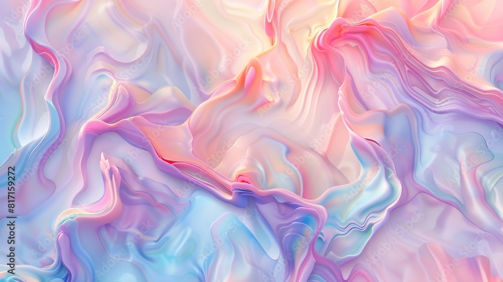 Obraz premium A splash of paint with a rainbow of colors