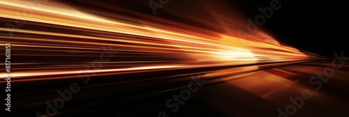 abstract banner with light speed lines © marco