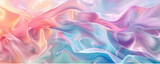 Pastel Abstract Shapes Morphing and Transforming Background