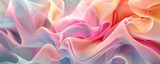 Pastel Abstract Shapes Morphing and Transforming Background