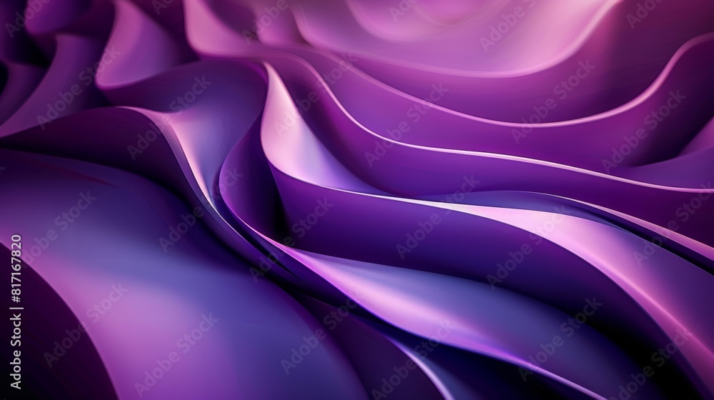 Fototapeta premium A purple wave with a purple background