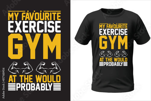 Gym T-shirt design
