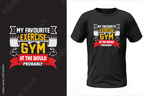 Gym T-shirt design