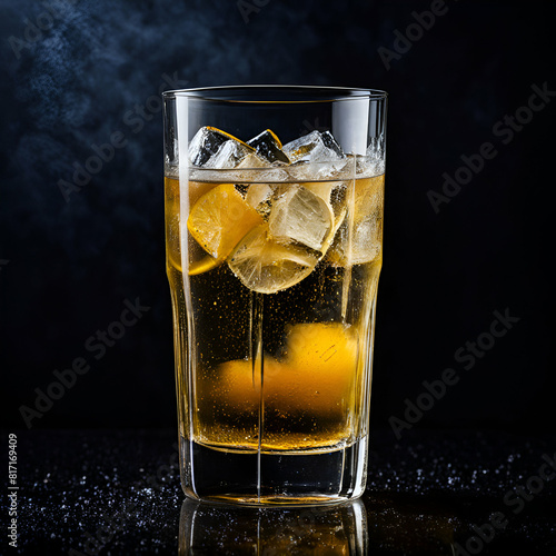 Cold Vodka & Energydrink with ice (Digital) Digital asset photo
