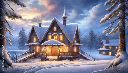 house in winter © Frantisek