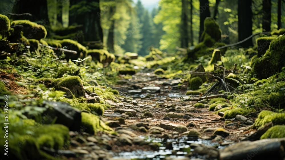 Obraz premium moss on the tree