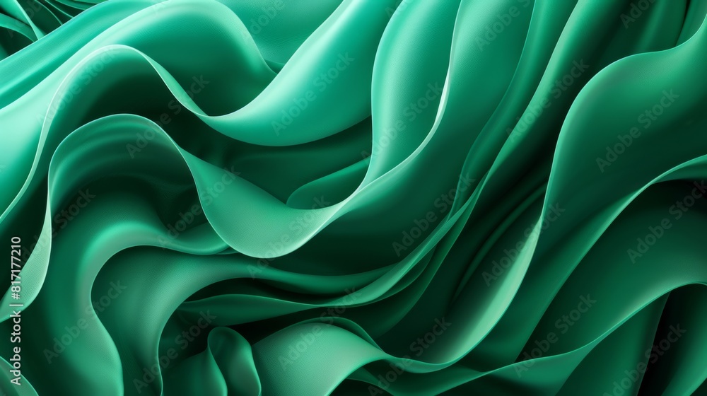 A green background with many green shapes A green background with many green shapes
