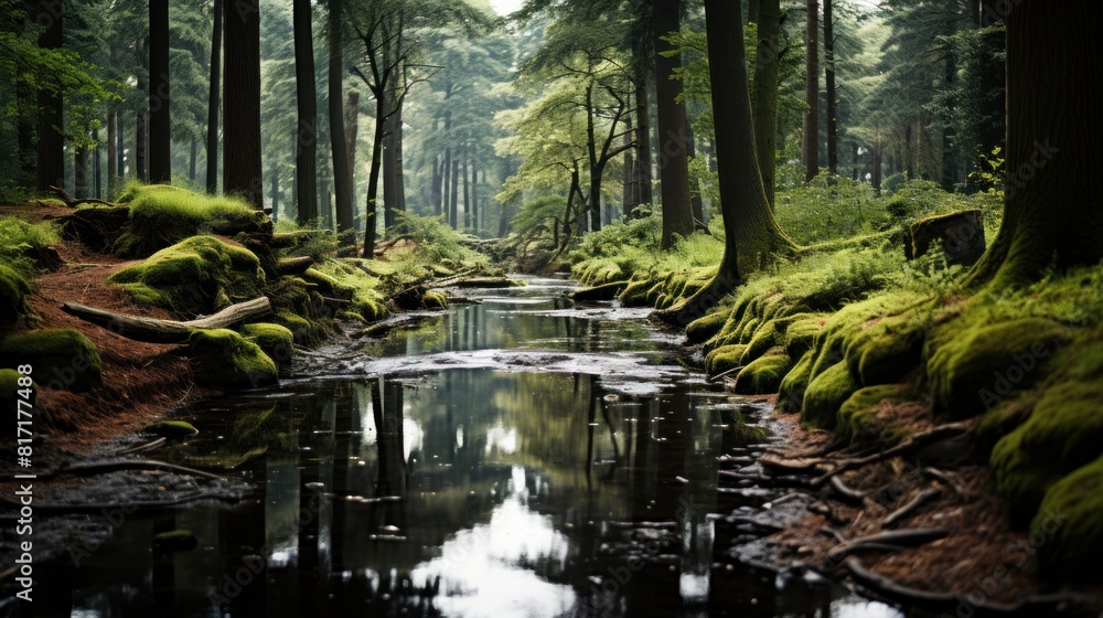 Fototapeta premium waterfall in the forest